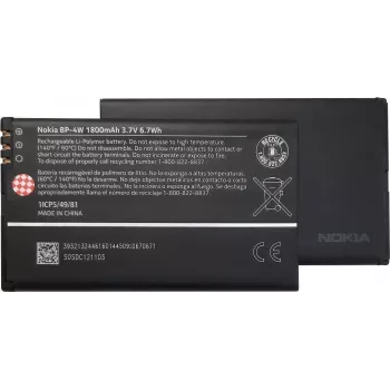 Nokia BP-4W 1800mAh Li-Ion-Akku für Lumia 810 822 Bulk (BP-4W)