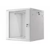 Lanberg Wandmontage-Installationsschrank 19'' 12U 600x600mm grau (Glastür)