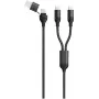 USB-Kabel 2GO 797367 1,2 m USB A/USB C 2 x USB C Schwarz