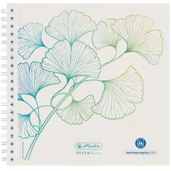 Schreibheft Herlitz GREENline 100 Blatt Weiß