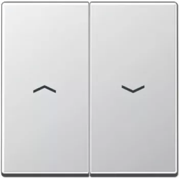 Wandschalter-Abdeckrahmen JUNG A 595 P AL Aluminium-Finish, 1-fach, Metall