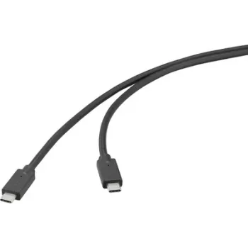 Renkforce USB-Kabel USB 3.2 Gen2x2 20 GBit/s USB-C Stecker Stecker Schwarz 4K (RF-6830468)