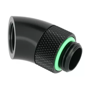 Barrow 45° rotierbarer Adapter G1/4 AG auf G1/4 IG, Schwarz (TWT45-B01 b)