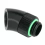 Barrow 45° rotierbarer Adapter G1/4 AG auf G1/4 IG, Schwarz (TWT45-B01 b)