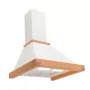Wandhaube AKPO WK-4 Rustica Eco 60 cm, Abluft/Umluft, max. 425 m³/h, Edelstahl/Holz, Bronze