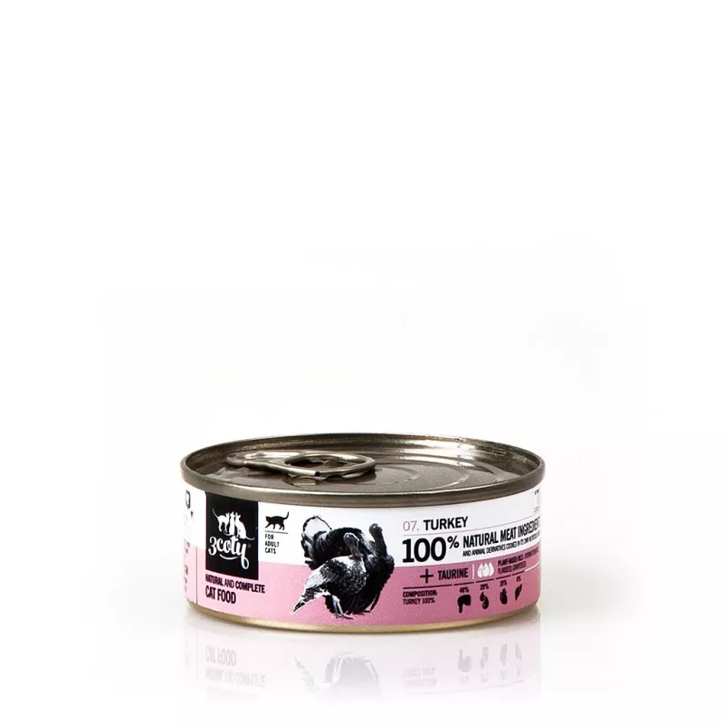 3COTY Truthahn - Nassfutter für Katzen - 80g