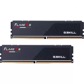 DIMM 32 GB DDR5-6400 (2x 16 GB) Dual-Kit, Arbeitsspeicher schwarz, F5-6400J3239G16GX2-FX5, Flare X5, AMD EXPO