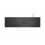 Kabelgebundene schlank-Multimedia-Tastatur NATEC HERRING — schwarz, Low-Profile-Layout, Multimediatasten