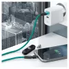 USB-Kabel RealPower MagneticCharge3 2m USB A Grün Schnellladung Datenübertragung