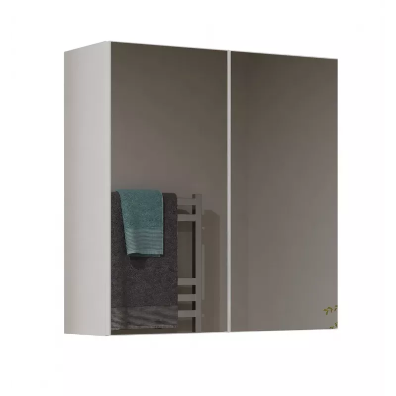 Topeshop POLA 2DL BIEL Badezimmerschrank Weiß