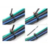 Kabelbinder DeLOCK 200x4,8 mm 50 Stück Schwarz