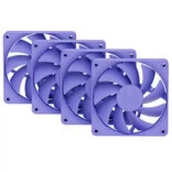 Computer-Kühllüfter-Set HYTE FA12-TM-4 120 mm Violett, 1500 U/min, 72 m³/h, 1,6 mmH2O, FDB, 4er-Pack