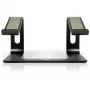 Laptopständer Port Designs 901103 — Aluminium und Schwarz, für Laptops bis 15,6 Zoll, Breite 260 mm, Tiefe 145 mm, Höhe 225 mm