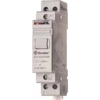 FINDER Stromstoßschalter 230VAC 20.21.8.230.4000 Serie 20 für DIN-Schiene 1S 16A 20.21.8.230.4000 (202182304000)