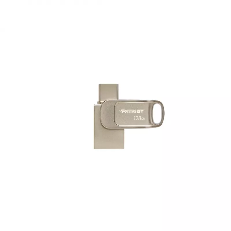 USB-Flash-Laufwerk PATRIOT PS128GT560DS5D 128 GB USB 3.2 (USB-A / USB-C) Swivel Zinklegierung Silber