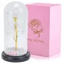 Ewige Rose im Glas Extralink Home, weißes LED-Licht