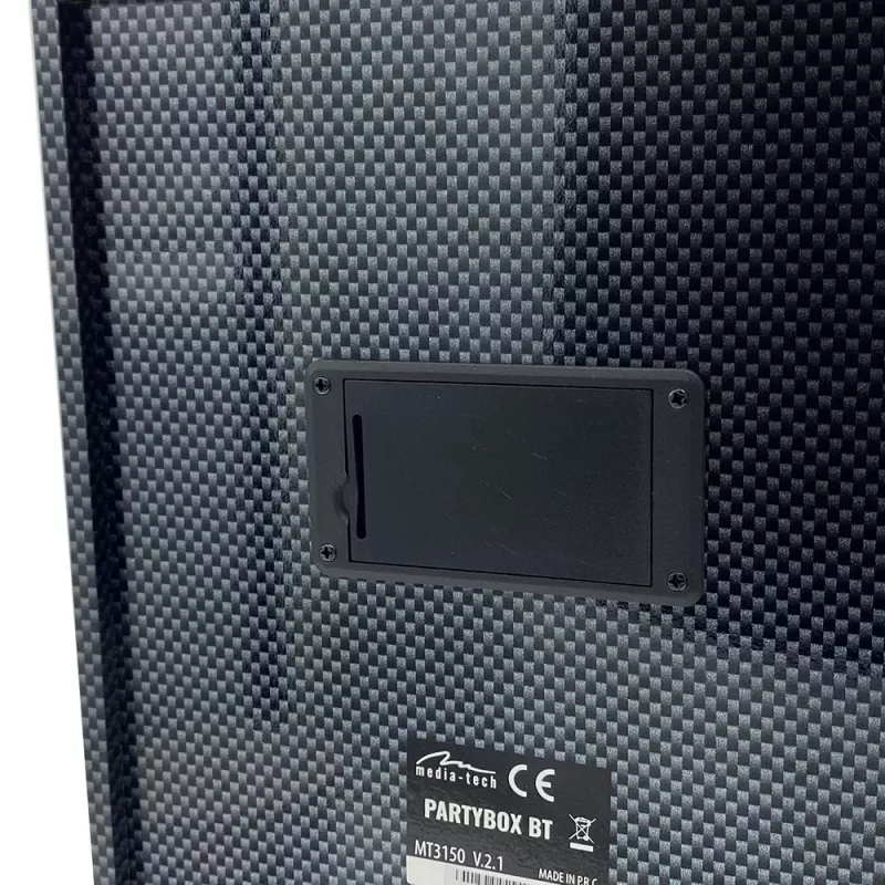 Stereo-Tragbarer Lautsprecher Media-Tech PARTYBOX BT MT3150 Schwarz