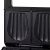 Toaster Adler AD 3079 — Einzelne Antihaftplatte, 750 W, schwarz, vertikale Aufbewahrung