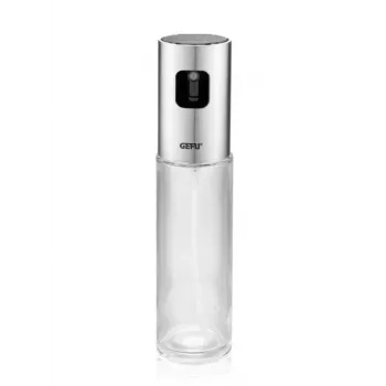 GEFU NEVA Öl-/Essigspender 0,1 l Flasche Glas, Kunststoff, Edelstahl Edelstahl, Transparent