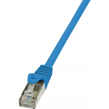 LogiLink - Patchkabel - RJ-45 (M) zu RJ-45 (M) - 5 m - Folien-Geschirmtes ungeschirmtes Twisted Pair (F/UTP) - CAT 5e - Blau