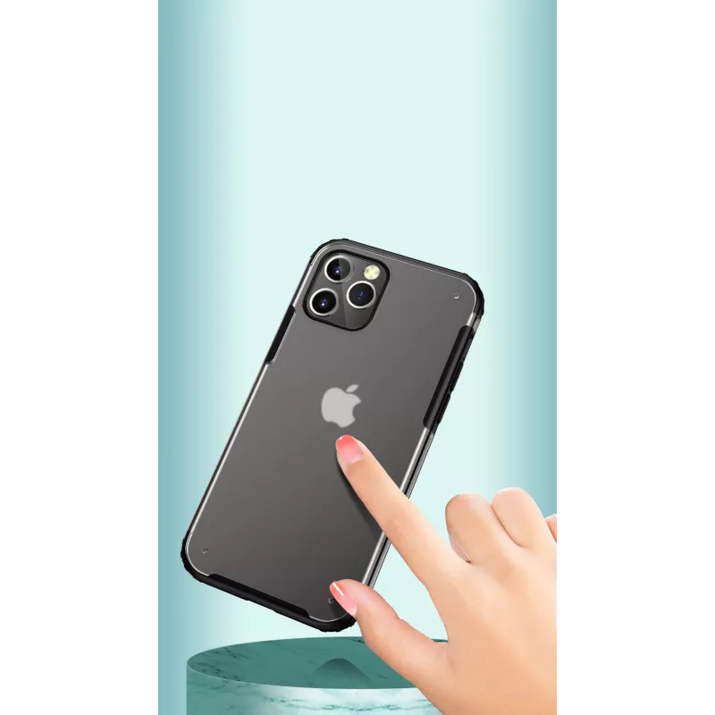 Stoßfeste Schutzhülle Devia für iPhone 12 Pro Max, grün