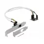 DeLOCK Mini PCIe I/O PCIe half size 1 x Gigabit LAN Low Profile – Netzwerkadapter – PCIe Half Mini Card – Gigabit Ethernet x 1 (95265)