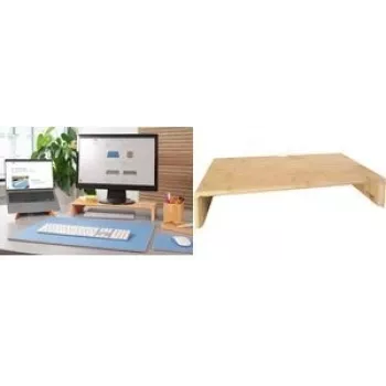 Monitorständer Sigel SA208 Bambus Höhe 19,5 cm Breite 50 cm