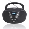 Tragbarer CD-Player Blaupunkt BB7BK — MP3, FM-Radio, USB, AUX, batteriebetrieben, 2 eingebaute Lautsprecher, 240×230×128 mm