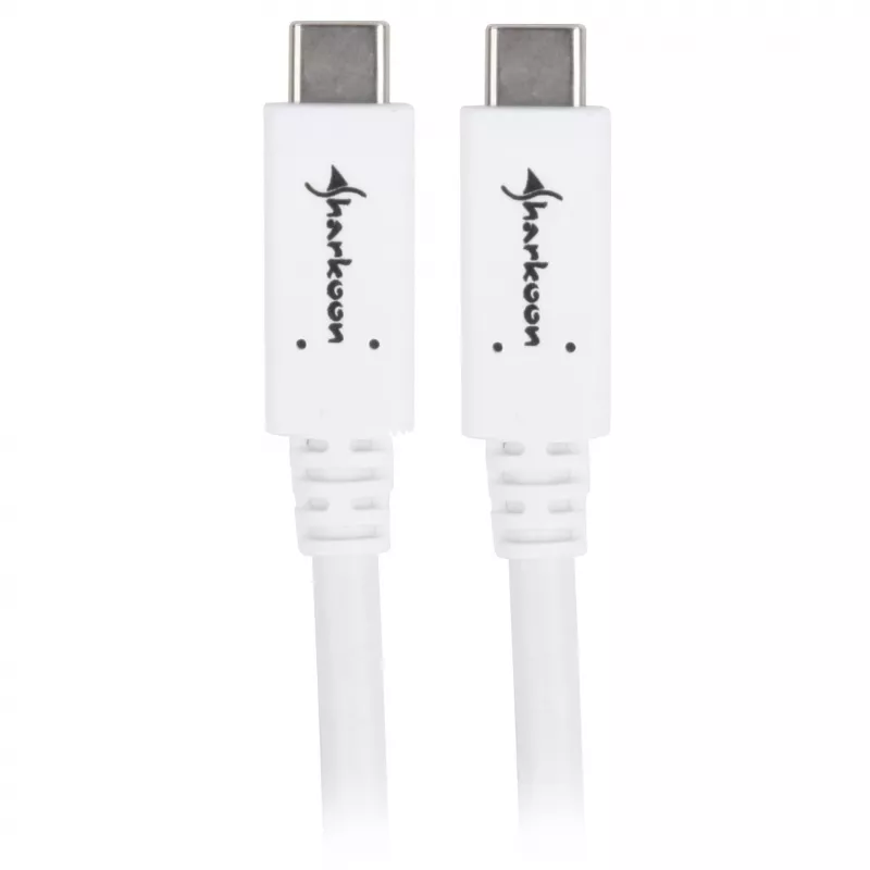 USB-Kabel Sharkoon USB 3.2 Gen 1 0,5 m Weiß