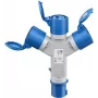 Goobay CEE-Y-Adapter, CEE-Stecker auf 3x CEE-Kupplung (76237)