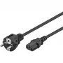 Goobay IEC-Kabel 5 m Schwarz Netzstecker Typ F IEC C13 H05VV-F3G