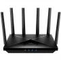 Tisch-Router Cudy WR11000 — Tri‑Band 2,4/5/6 GHz, Wi‑Fi 7, 4× 2,5 Gigabit LAN, 5765 Mbit/s pro 6‑GHz‑Band, 512 MB RAM