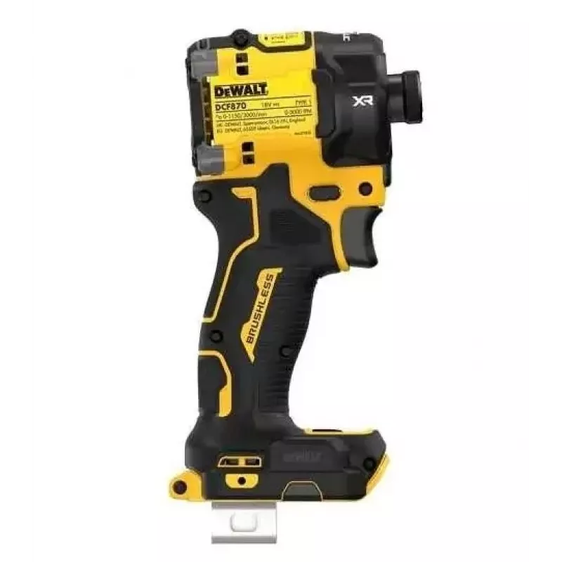 Akku-Schrauber DeWalt DCF870N-XJ, bürstenloser 18 V Li-Ion, 56 N·m Drehmoment, 1/4 Zoll Sechskantaufnahme, Pistolengriff