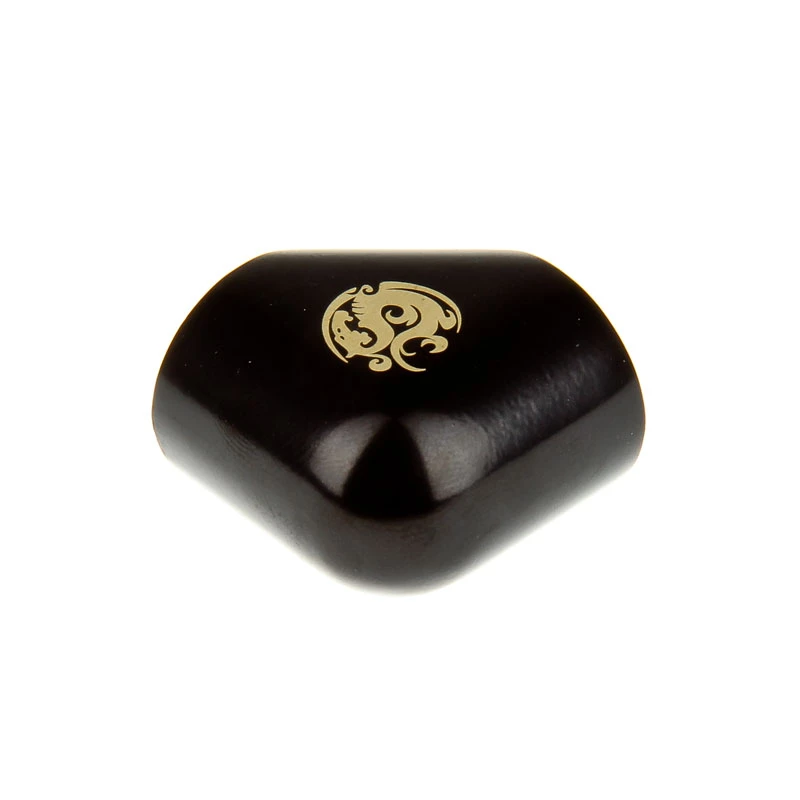 Bitspower Adapter 90 Grad G1/4 Innengewinde auf G1/4 Innengewinde, schwarz matt