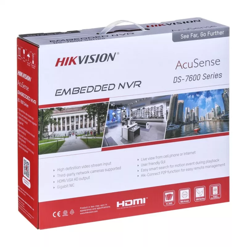 Netzwerk-Videorekorder Hikvision DS-7616NXI-K1(D) 16-Kanal 4K-Unterstützung