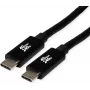 ROLINE USB4 Gen3x2 40Gbit/s Kabel C-C ST/ST 240W 2m - Kabel - Digital/Daten (11.02.9087)