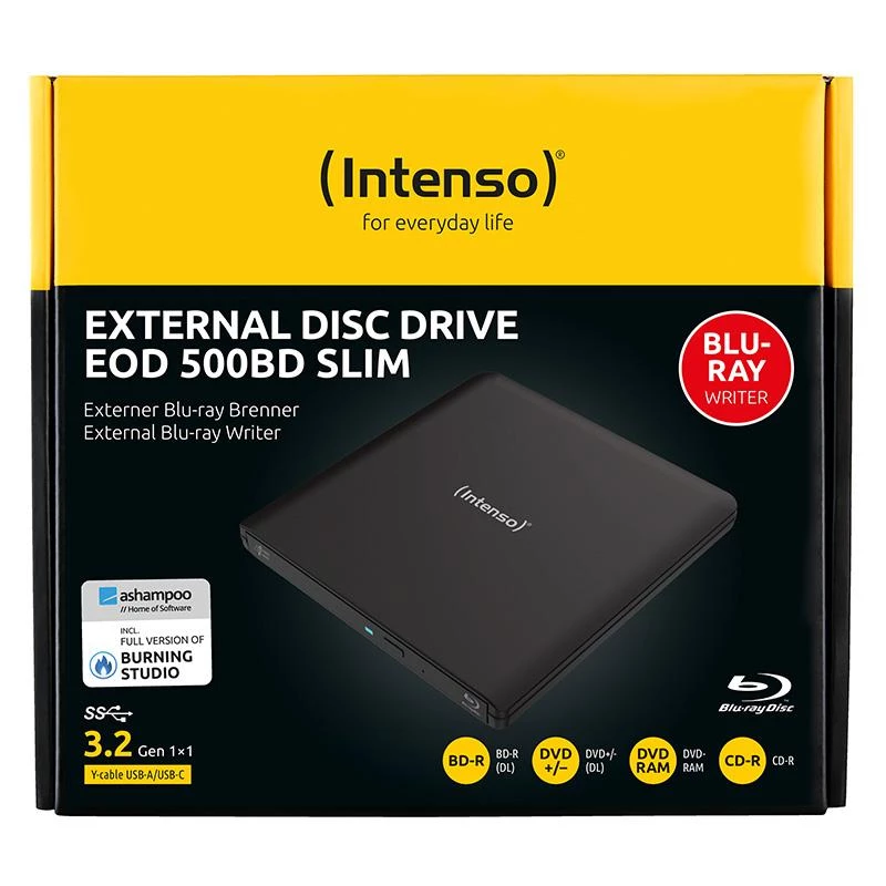 Dvd RW USB3.2 EXT/Schwarz 5401500 Intenso