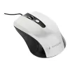 Kabelgebundene beidhändige optische Maus GEMBIRD MUS-4B-01-BS, USB Typ-A, 1200 DPI, 4 Tasten, schwarz/silber