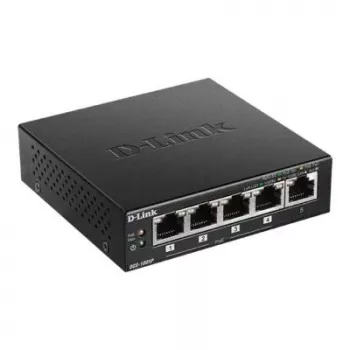 D-Link DGS-1005P/E Netzwerk-Switch Unmanaged Gigabit Ethernet (10/100/1000) Power over Ethernet (PoE) Schwarz
