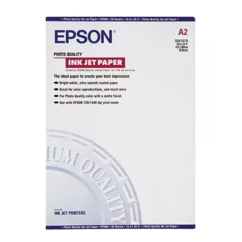 Epson Photo Quality Ink Jet Paper, DIN A2, 102g/m², 30 Blatt