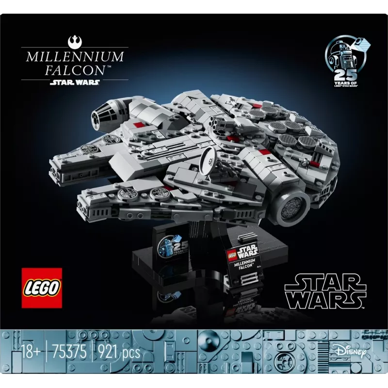LEGO Star Wars Millennium Falcon 75375 Modellbausatz — 1351 Teile, 18+, 190×240×130 mm
