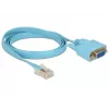 Serielles Kabel DeLOCK 63341 Blau 1m DB-9