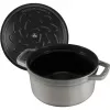 Staub 40509-312-0 Kochtopf 5,25 L rund Graphit, Grau