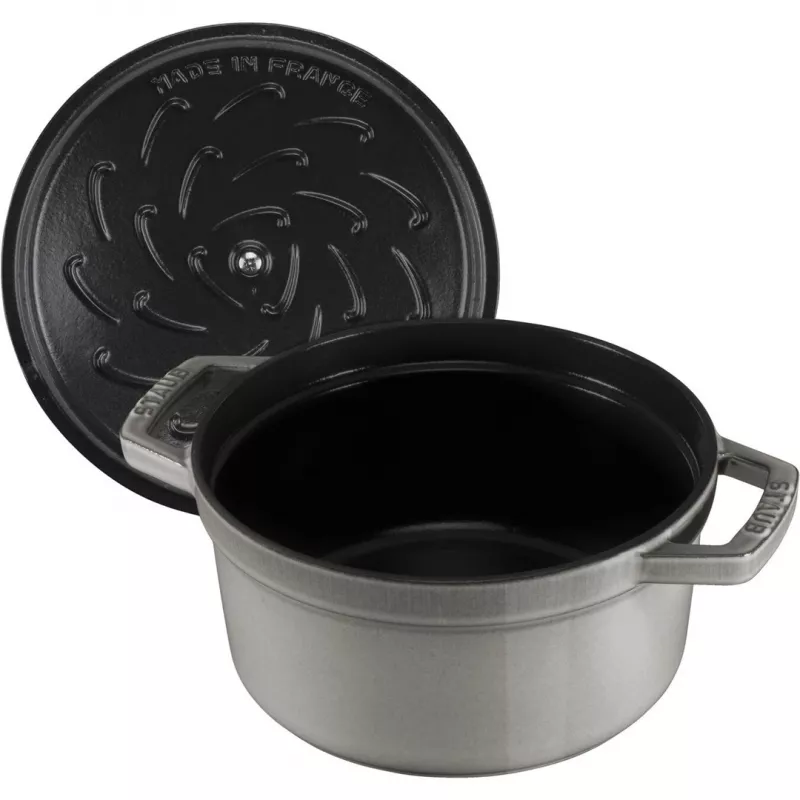Staub 40509-312-0 Kochtopf 5,25 L rund Graphit, Grau