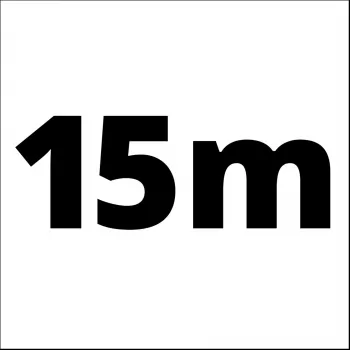Geflechthülle 4138210, Druckluftschlauch Hellblau, 15 Meter