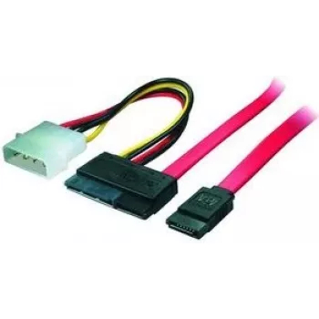 shiverpeaks 0,5 m SATA 0,5 m SATA 22-polig SATA 7-polig + 4-polig Molex Schwarz - Rot - Weiß - Gelb SATA-Kabel (BS-78237)