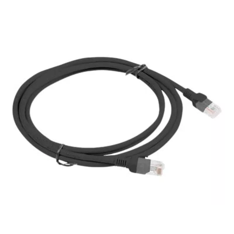 Netzwerkkabel LANBERG PCU5-10CC-0200-BK RJ-45 Cat5e U/UTP 2 m Schwarz