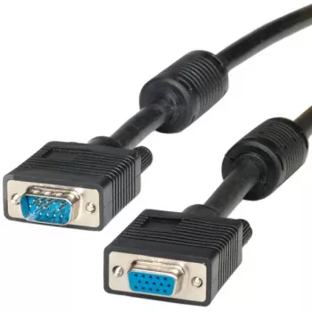 ROLINE VGA-Kabel HD15 ST - BU mit Ferritkern 6,0m (11.04.5356)