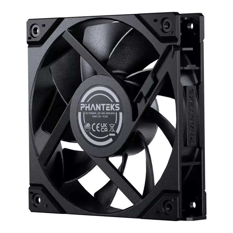 Phanteks M25G2-120 120mm schwarz 3er-Pack Gehäuselüfter