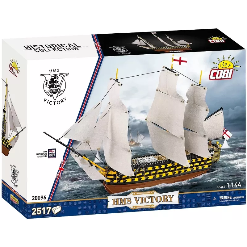 Bausatz Cobi HMS Victory — 2.517 Teile, detailliertes historisches Segelschiffmodell